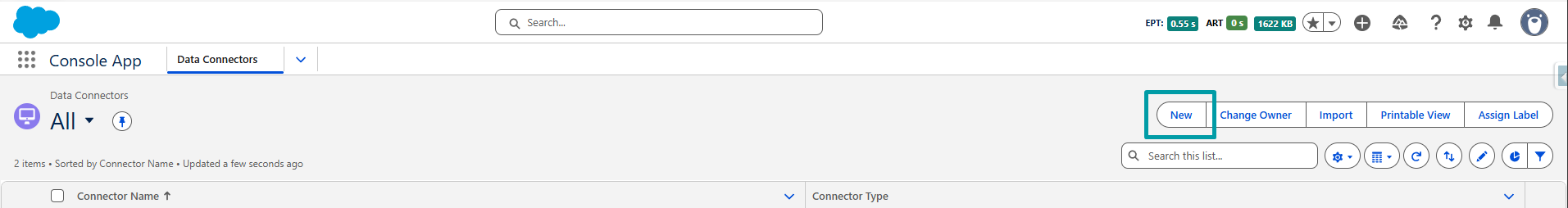 Create Data Connector