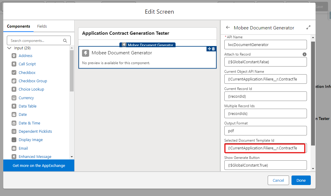 Screen Flow LWC